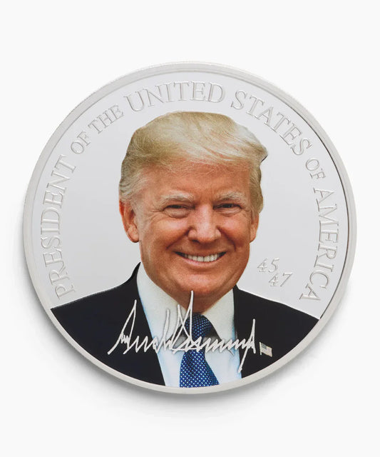 Trump Big Beautiful Silver Color Coin